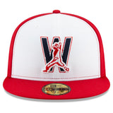 New Era 59Fifty Authentic Collection Washington Nationals Alternate 4 Hat - White, Red