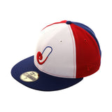 Exclusive New Era 59Fifty Jacksonville Expos Pinwheel Hat - White, Red, Royal