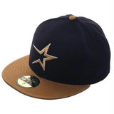 Exclusive New Era 59Fifty Houston Astros 1997 Hat - 2T Navy, Metallic Gold