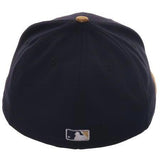 Exclusive New Era 59Fifty Houston Astros 1997 Hat - 2T Navy, Metallic Gold