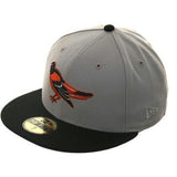 Exclusive New Era 59Fifty Baltimore Orioles 1994 Hat - 2T Gray, Black