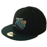 Exclusive New Era 1998 Devil Rays Hat - 2T Black, Green