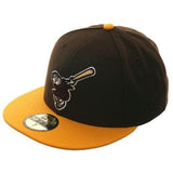 Exclusive New Era San Diego Padres Friar Hat - 2T Brown, Gold