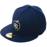 Exclusive New Era 59Fifty New York Yankees Apple Hat - Royal, Black, White