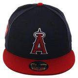 Exclusive New Era 59Fifty Anaheim Angels 2018 Spring Training Patch Hat - 2T Navy, Red