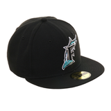 New Era 59Fifty Florida Marlins 2003 World Series Patch Hat - Black