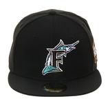 New Era 59Fifty Florida Marlins 2003 World Series Patch Hat - Black