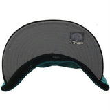 Exclusive New Era 59Fifty Sidewinders Hat - 2T Teal, Black