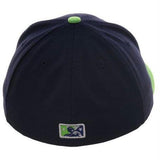 Exclusive New Era 59Fifty Vermont Expos Hat - 2T Light Navy, Light Green