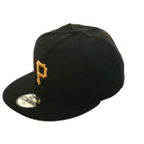 Exclusive New Era 59Fifty Pittsburgh Pirates Home w/ Gray Undervisor Fitted Hat - Black