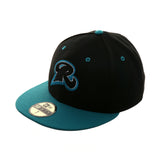 Exclusive New Era 59Fifty New Haven Ravens 1997 Hat - 2T Black, Teal