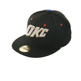 Exclusive New Era 59Fifty Oklahoma City Thunder 2018 Fitted Hat - Black