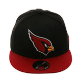 New Era 9fifty Arizona Cardinals Snapback Hat - 2T Black, Red