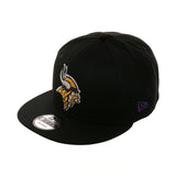 New Era 9fifty Minnesota Vikings Snapback Hat - Black