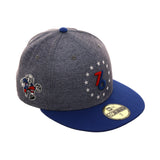 New Era 59Fifty NBA City 2018 Philadelphia 76ers Hat -2T Graphite, Royal