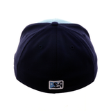 Exclusive New Era 59Fifty Wilmington Blue Rocks Celery Hat - 2T Light Blue, Light Navy