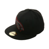 Exclusive New Era 59Fifty Arizona Cardinals Hat - Black, Graphite Grey, Red