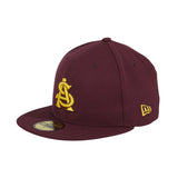 New Era 59Fifty ASU AS Hat - Maroon, Gold