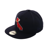 Exclusive New Era 59Fifty Los Angeles Angels State Hat - Navy