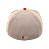 Exclusive New Era 59Fifty Seattle Mariners Patch Hat - Stone, Red