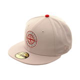 Exclusive New Era 59Fifty Seattle Mariners Patch Hat - Stone, Red