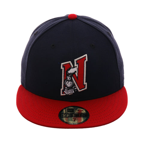 Exclusive New Era 59Fifty Nashville Xpress Hat - 2T Navy, Red