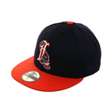 Exclusive New Era 59Fifty Lakeland Tigers 1994 Hat - 2T Navy, Orange