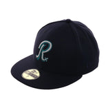 Exclusive New Era 59Fifty Riverside Pilots Hat - Navy