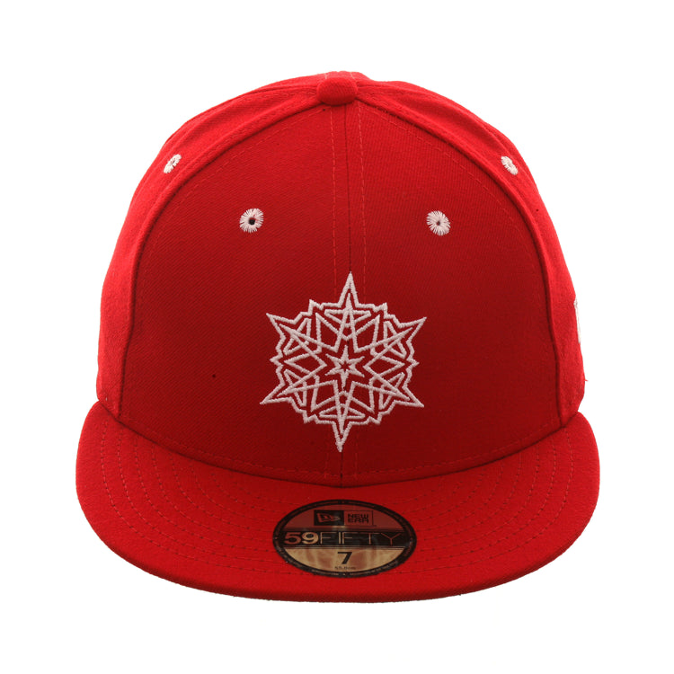 Dionic Brand New Era 59Fifty Snow Flake Hat - Red