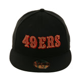 Exclusive New Era 59Fifty49ers 72 Logo Hat - Black