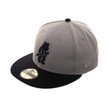 Exclusive New Era 59Fifty Chicago Cubs 1914 Hat - 2T Gray, Navy