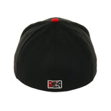 Exclusive New Era 59Fifty Cap City Bombers Alternate Hat - 2T Black, Red