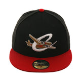 Exclusive New Era 59Fifty Cap City Bombers Alternate Hat - 2T Black, Red