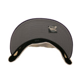 Exclusive New Era 59Fifty Norwich Navigators Hat - 2Tone White, Purple