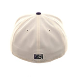 Exclusive New Era 59Fifty Norwich Navigators Hat - 2Tone White, Purple