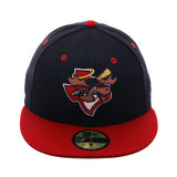 Exclusive New Era 59Fifty Midland Angels Moose Hat -  2Tone Navy & Red