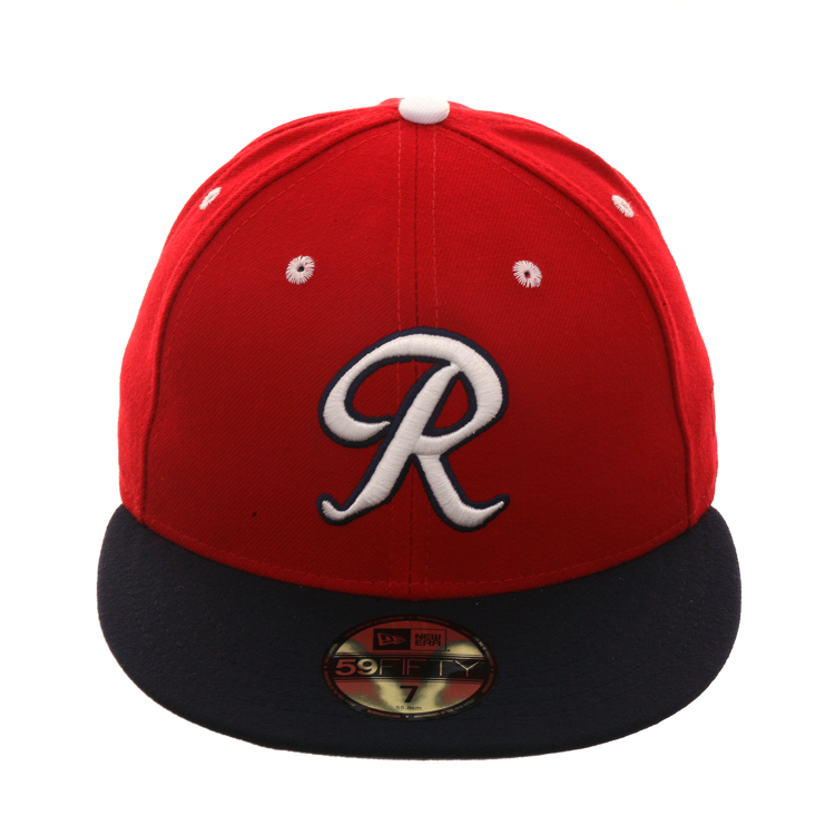 Exclusive New Era 59Fifty Richmond Braves Hat -2T Red, Navy – demo