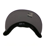 Exclusive New Era 59Fifty Lancaster Jethawks 2001 Hat - 2T Black, Purple