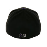 Exclusive New Era 59Fifty Lancaster Jethawks 2001 Hat - 2T Black, Purple