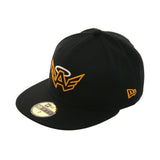 Dionic 59Fifty Angel Hat - Black, Gold, White