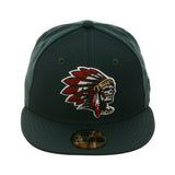 Exclusive New Era 59Fifty Skull Chief Hat - Green