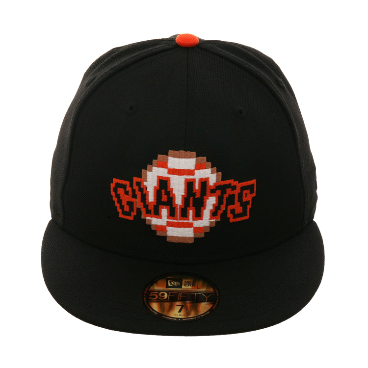 Exclusive New Era 59Fifty San Francisco Giants Pixel Hat - Black