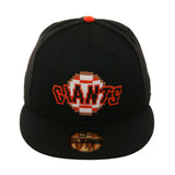 Exclusive New Era 59Fifty San Francisco Giants Pixel Hat - Black