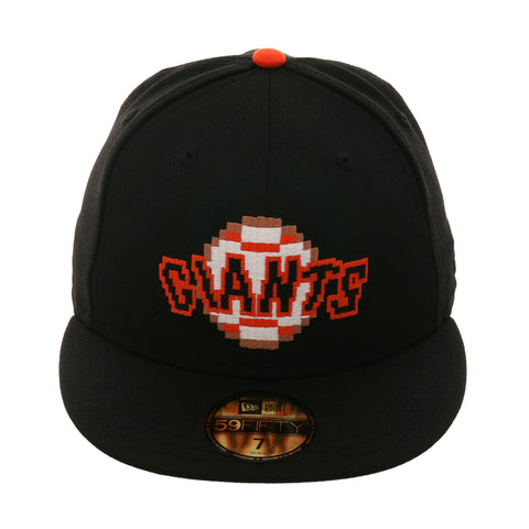 Exclusive New Era 59Fifty San Francisco Giants Pixel Hat - Black