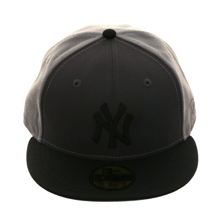 Exclusive New Era 59Fifty New York Yankees Color Fade Hat - Gray, Storm Gray, Graphite