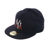 Exclusive New Era 59Fifty New York Yankees Floral Hat - Navy