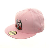 Exclusive New Era 59Fifty New York Yankees Floral Hat - Pink