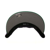 Exclusive New Era 59Fifty Port City Roosters Hat - 2T Purple, Kelly Green