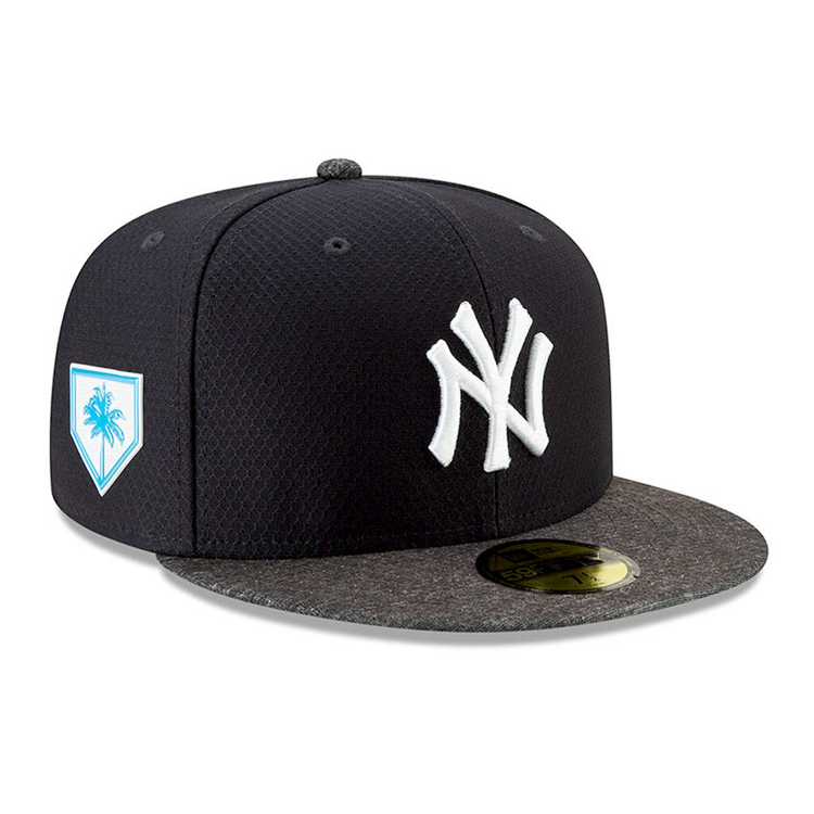 New Era Authentic Collection New York Yankees 2019 Spring Training Road Hat - 2T Navy, Graphite