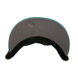 Exclusive New Era 59Fifty Miami Marlins 1993 Logo Hat - 2T Black, Teal